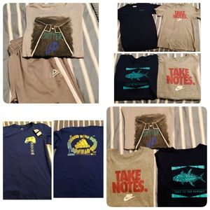 boys lot of clothes nike adidas Columbia Reebok Excellent Condition Size YL